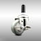Service Caster 3 Inch 316SS Gray Polyurethane Swivel 1-1/8 Inch Expanding Stem Caster Brake SCC-SS316EX20S314-PPUB-TLB-118 - alternate 1